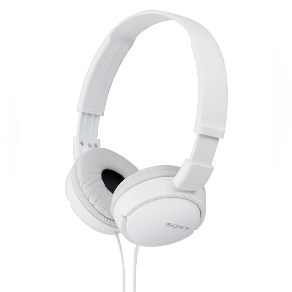 SONY Wired On-Ear Headphones ZX Series White NWT Kids MDRZX110 School